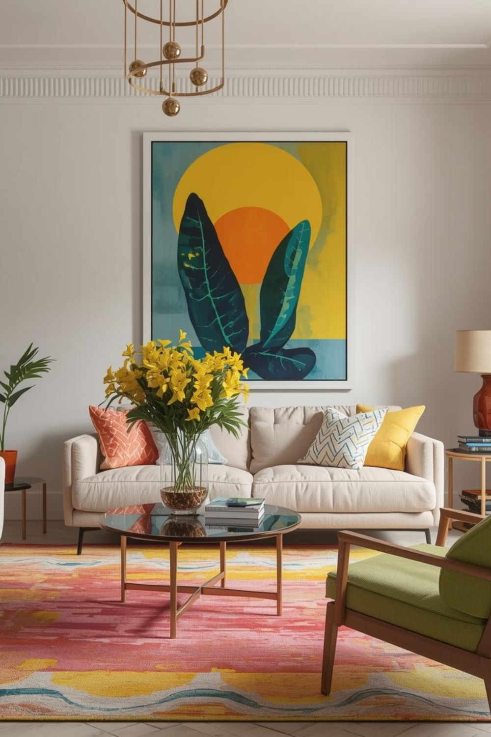 40 Colorful Home Decor Ideas That Instantly Refresh Your Living Room