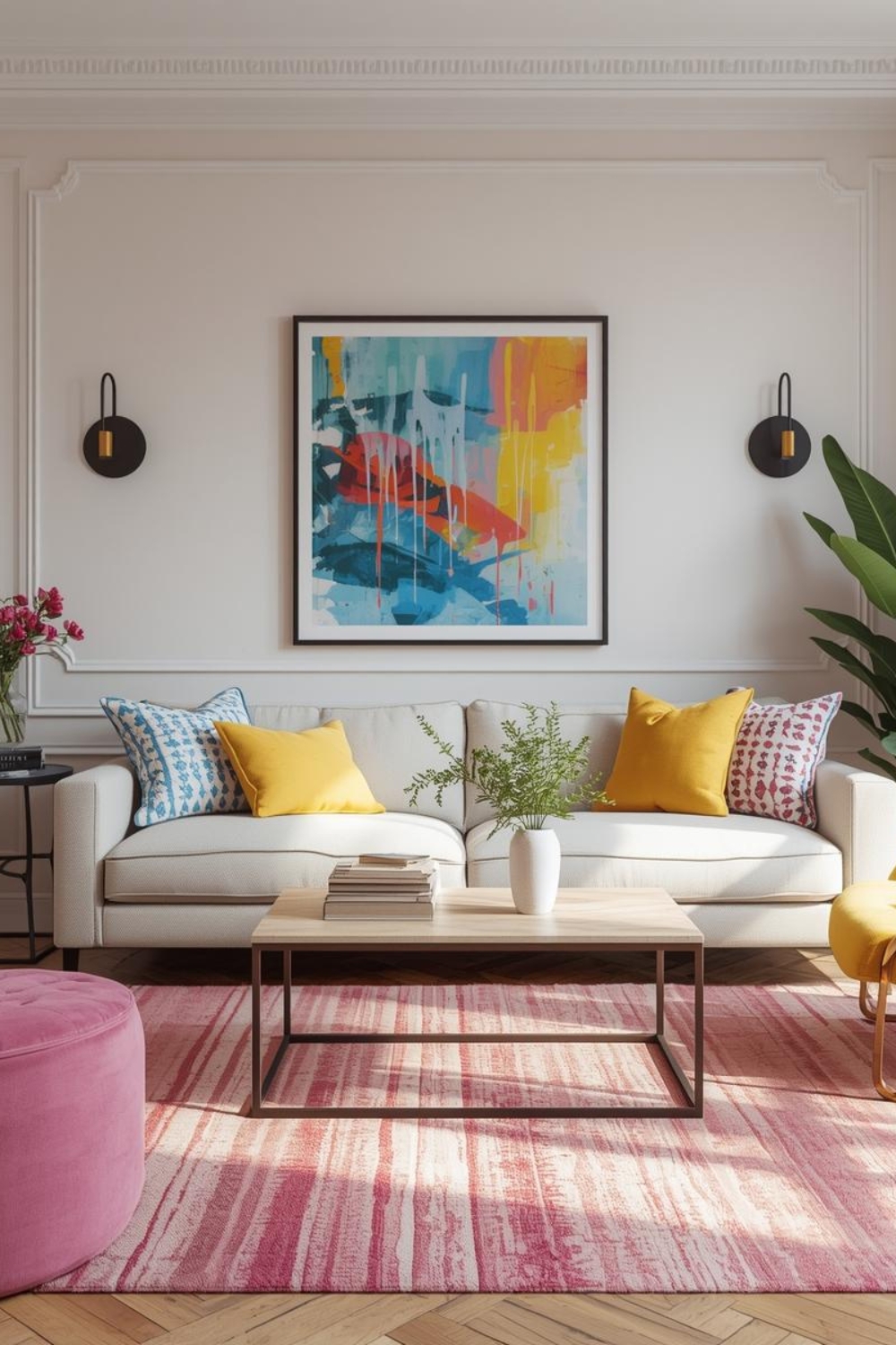 40 Colorful Home Decor Ideas That Instantly Refresh Your Living Room