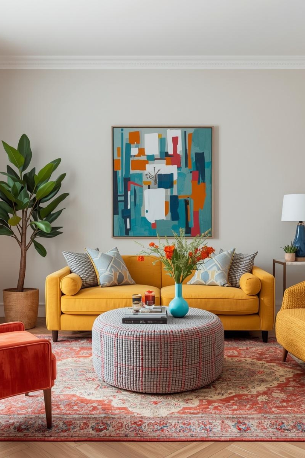 40 Colorful Home Decor Ideas That Instantly Refresh Your Living Room
