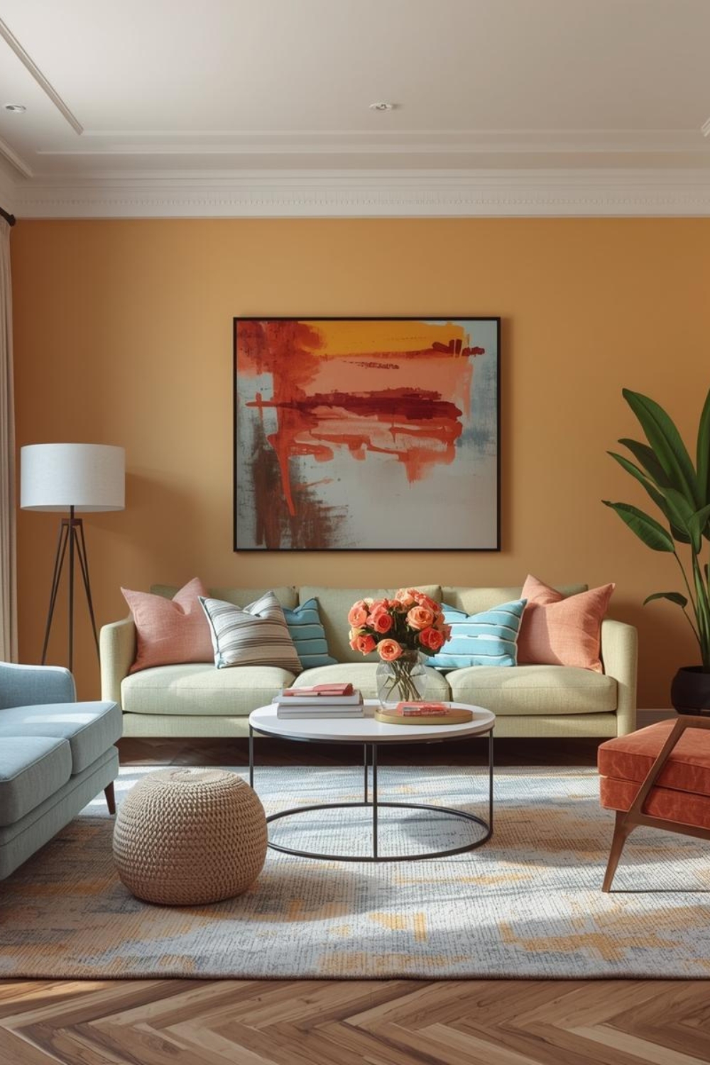 40 Colorful Home Decor Ideas That Instantly Refresh Your Living Room