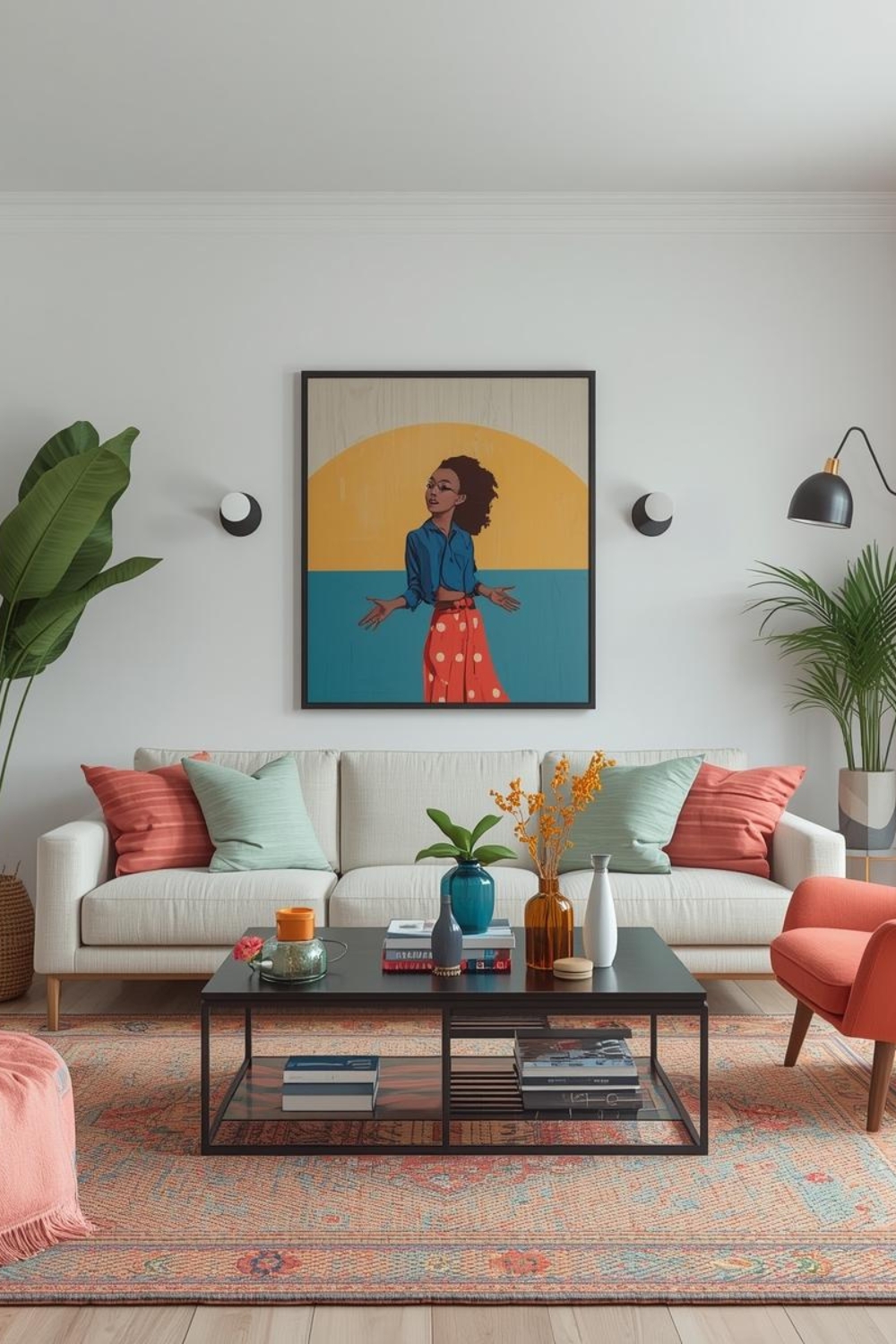 40 Colorful Home Decor Ideas That Instantly Refresh Your Living Room