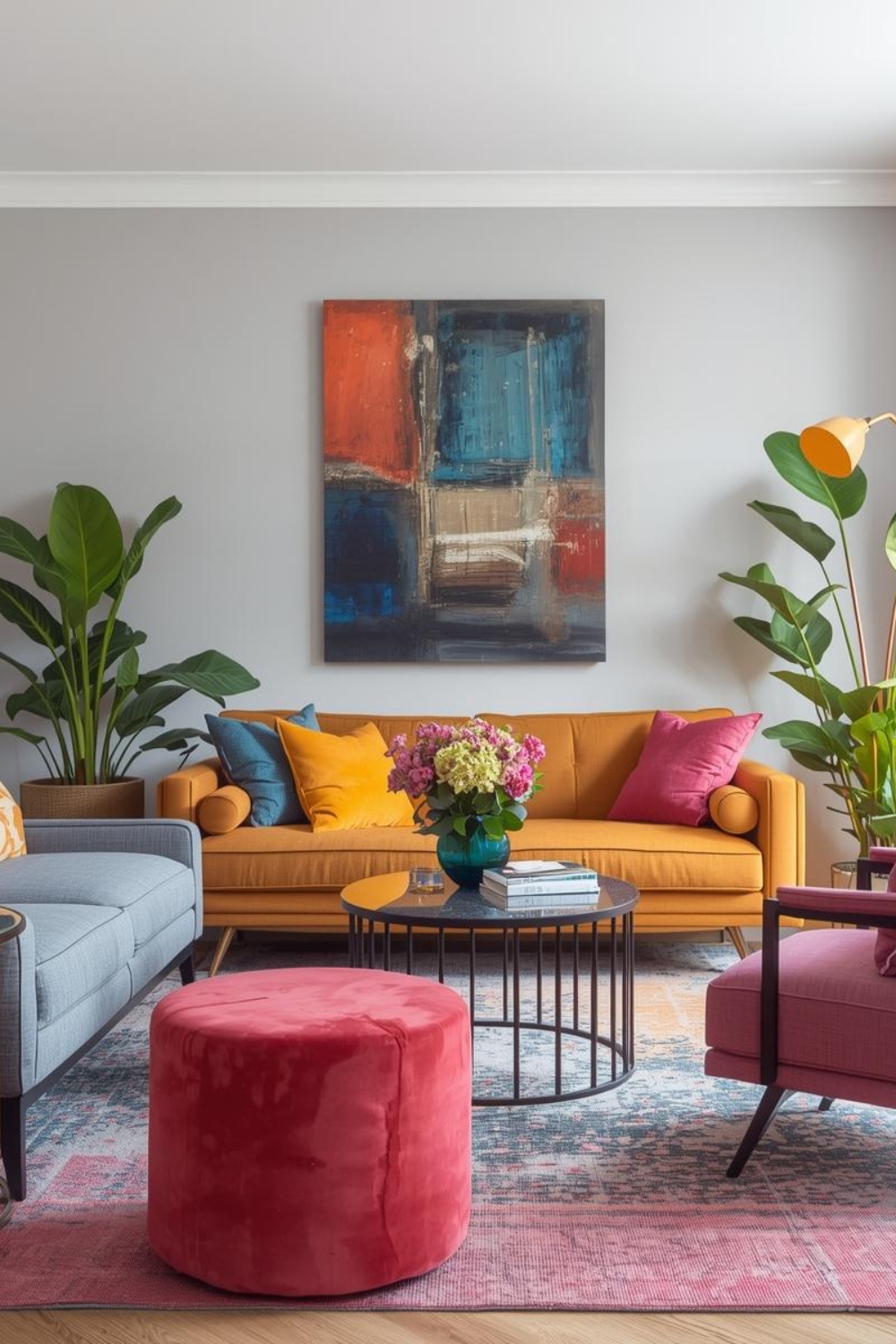 40 Colorful Home Decor Ideas That Instantly Refresh Your Living Room