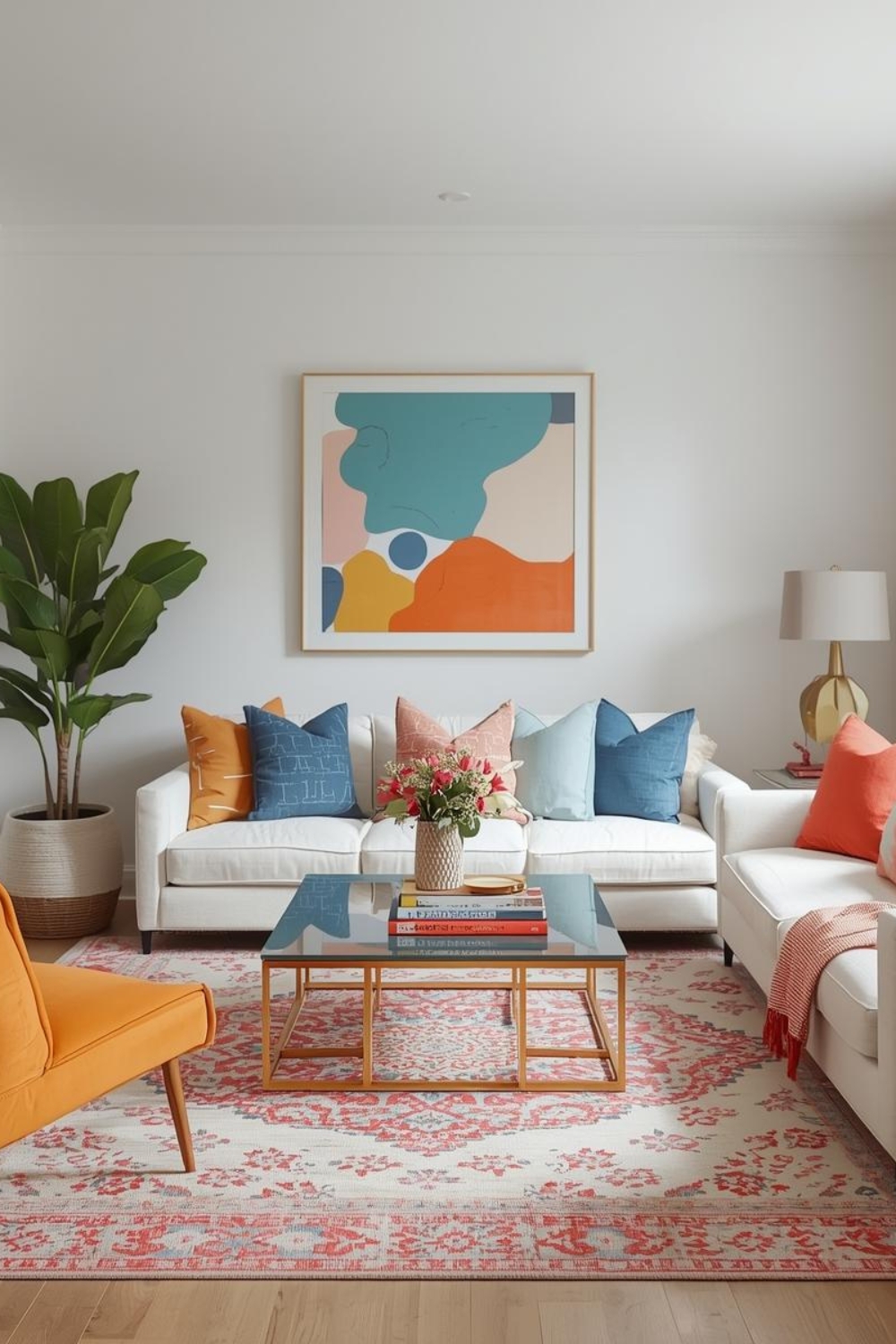 40 Colorful Home Decor Ideas That Instantly Refresh Your Living Room