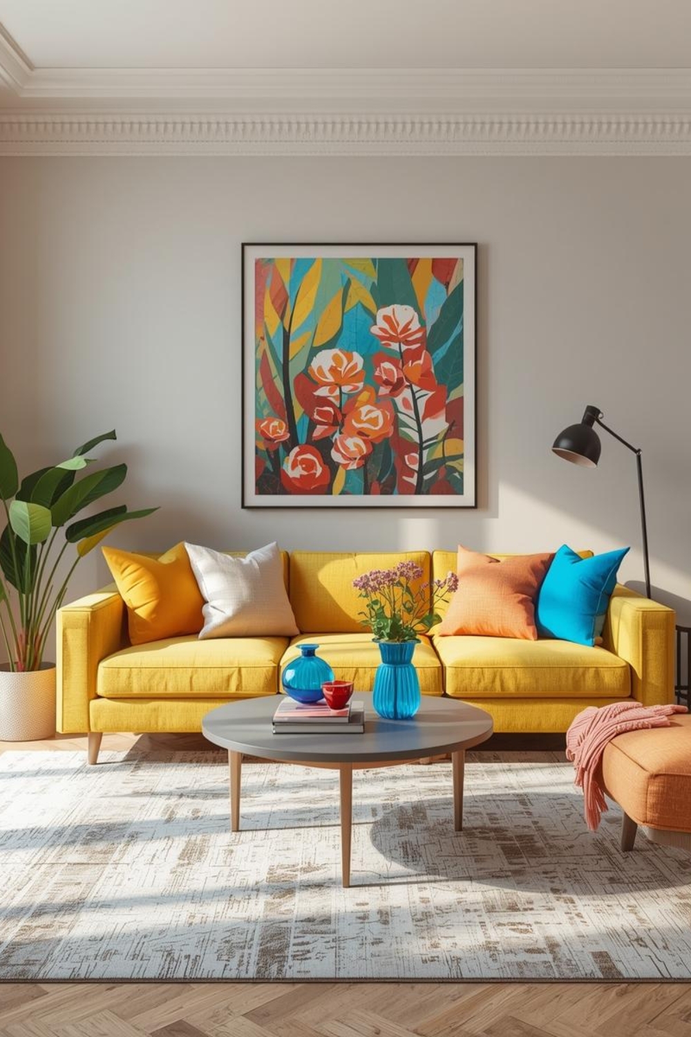 40 Colorful Home Decor Ideas That Instantly Refresh Your Living Room