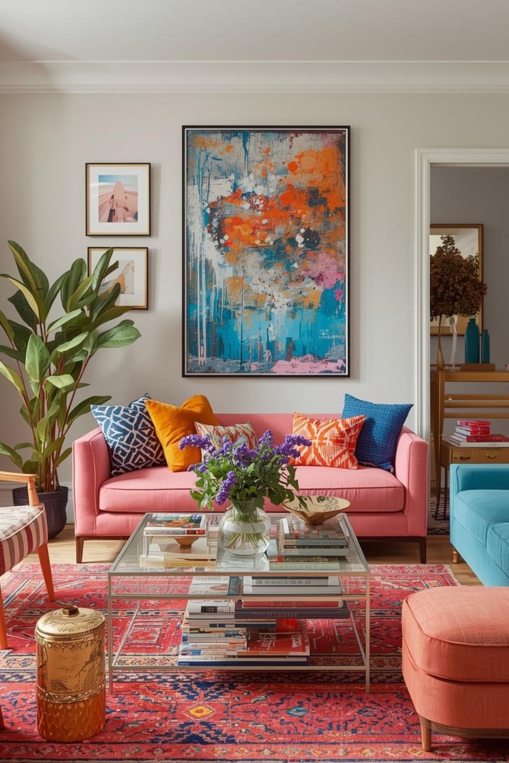 40 Colorful Home Decor Ideas That Instantly Refresh Your Living Room