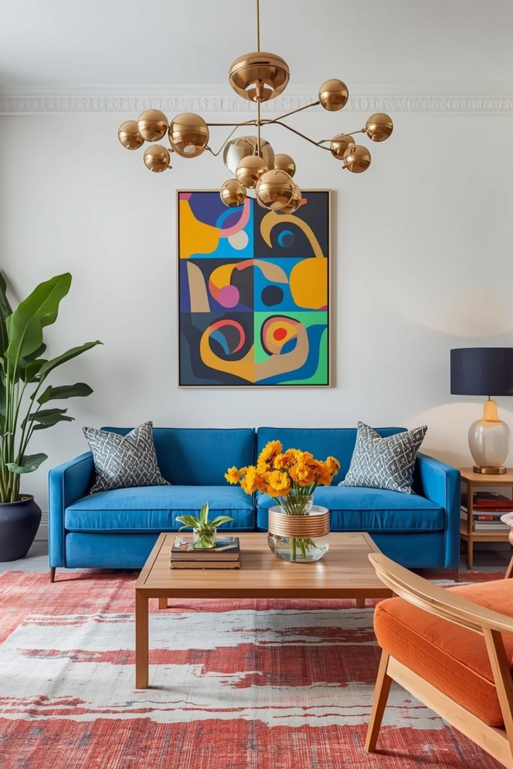 40 Colorful Home Decor Ideas That Instantly Refresh Your Living Room